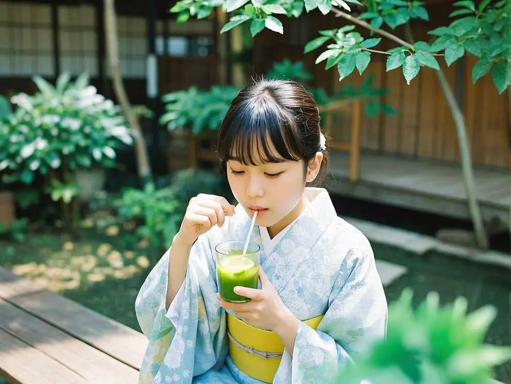 Enjoy Matcha Lemonade