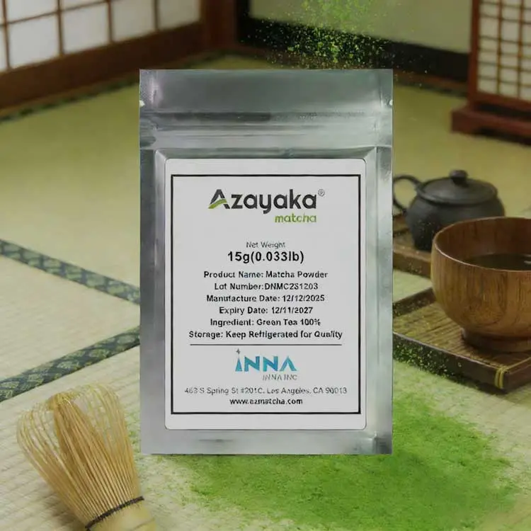 Azayaka-Matcha-Powder-Samples Dapatkan Sampel Matcha Organik Gratis
